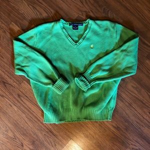 Candy apple green Ralph Lauren oversized sweater